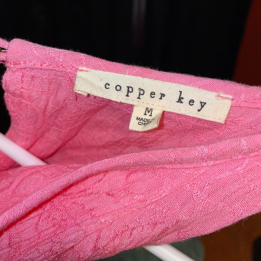 Cooper Key Pink Romper